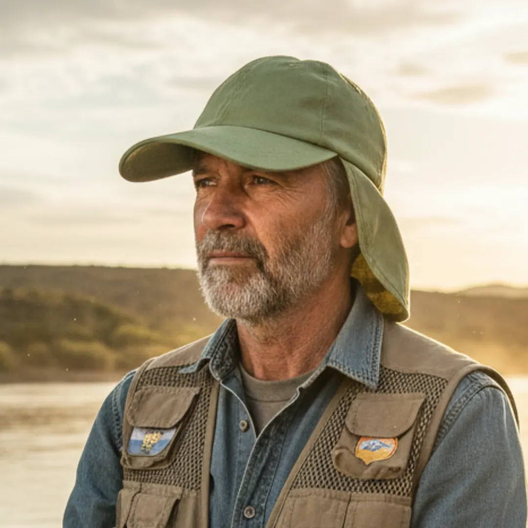 26216001-2 GORRO CON CUBRENUCA WATERDOG CAP 503 VERDE