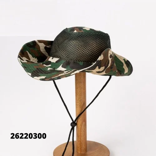 Sombrero Australiano "Camuflado" Respirable (Oct 291) (D291) Red fish