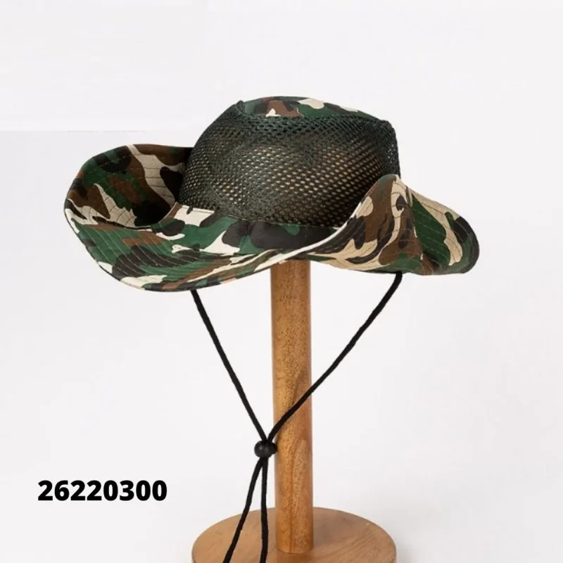 Sombrero Australiano "Camuflado" Respirable (Oct 291) (D291) Red fish