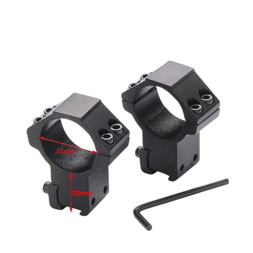 MIRA TELESCOPICA NUX 3-9X40 RET ILUMINADO TUBO 30 MM C/ANILLAS (HX1399-AR)