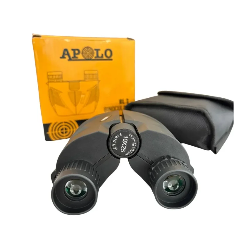 BINOCULAR APOLO 10X25 PRISMA TECHO C/FUNDA Y CORREA (BL3)