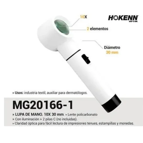 Lupa Prof 10X30mm Mg20166-1 Hokenn