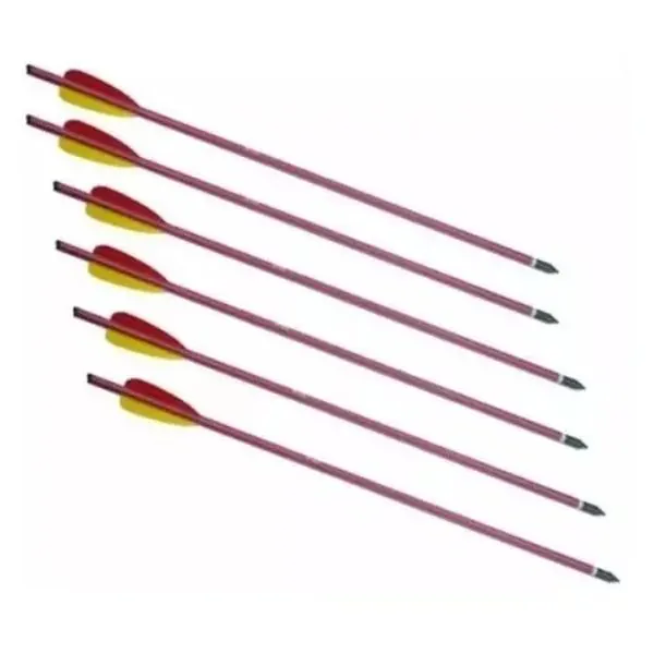 Dardo Aluminio para Ballesta 14" Blister X 6 Unidades (D011Mc) Leslie