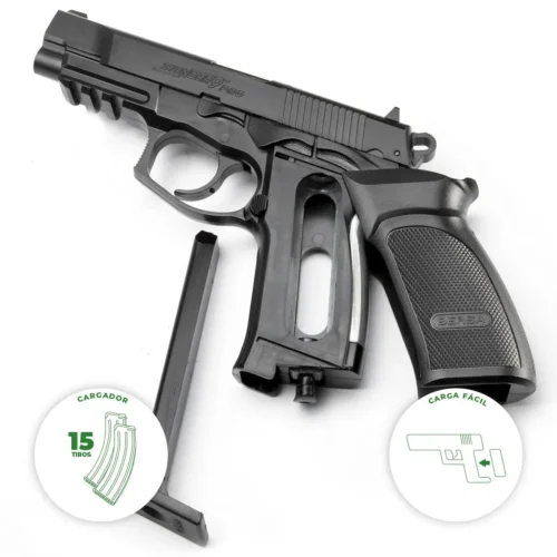 PISTOLA ASG BERSA THUNDER 9 PRO AIRSOFT CO2 C.6MM 135M/S (110782) - 2 PISTOLA ASG BERSA THUNDER 9 PRO AIRSOFT CO2 C.6MM 135M/S (110782)