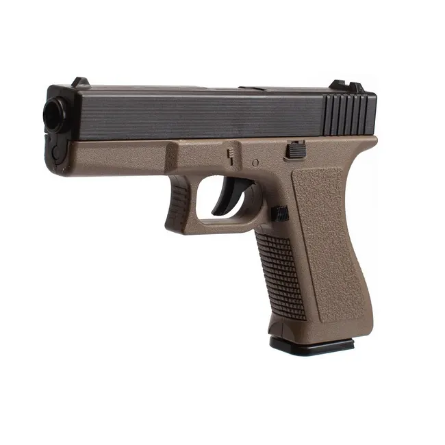 Pistola Airsoft Replica "Glock Vigor" C6mm 38m/s Resorte con Balines Negra (V307 N) Red fish