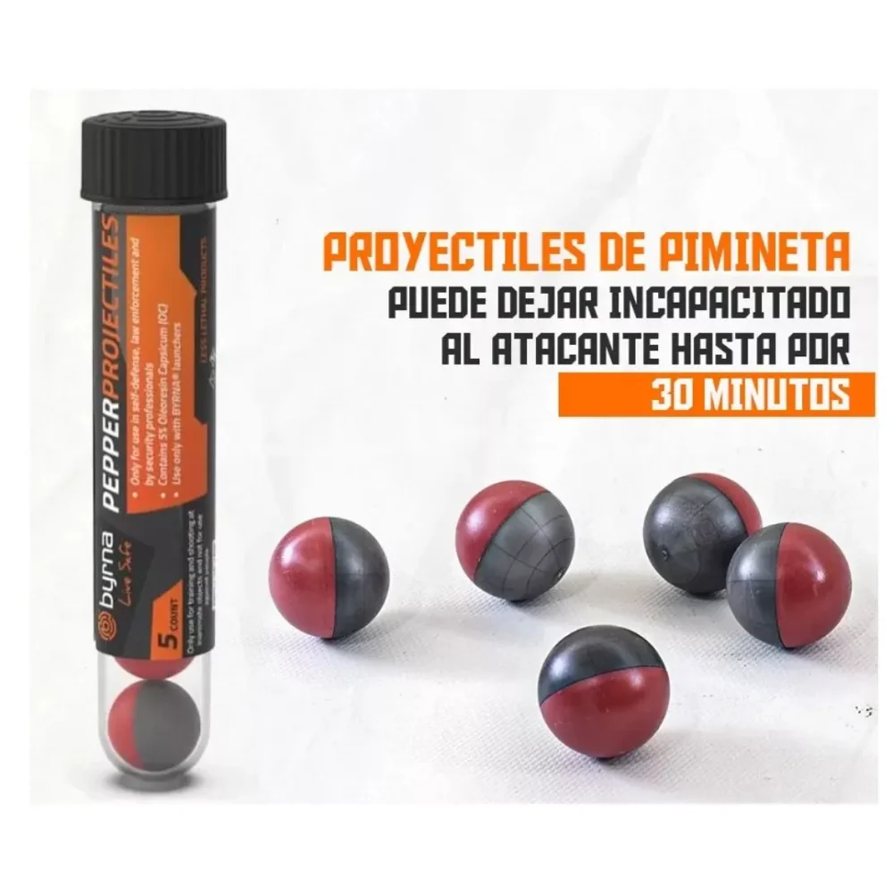 KIT LANZADORA DISUASIVA BYRNA SD XL READY BLACK CAL..68MM CON ESTUCHE (SK68500_BLK)