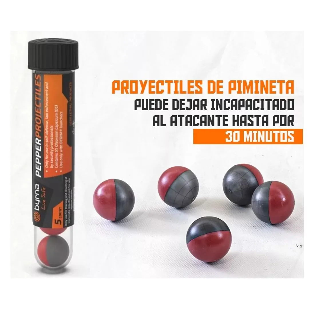 KIT LANZADORA DISUASIVA BYRNA SD XL READY BLACK CAL..68MM CON ESTUCHE (SK68500_BLK)