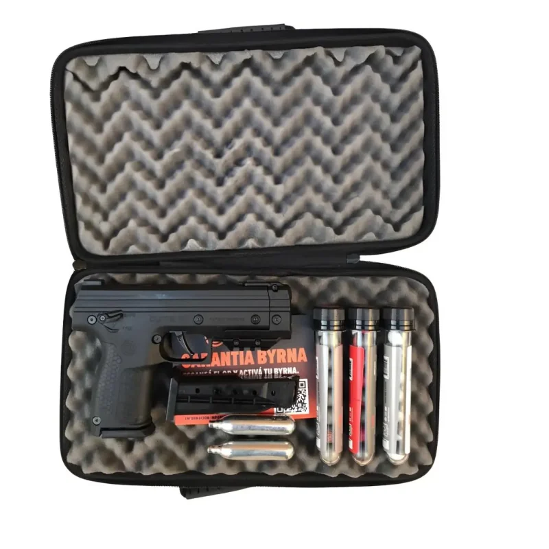 KIT LANZADORA DISUASIVA BYRNA SD XL READY BLACK CAL..68MM CON ESTUCHE (SK68500_BLK) - 5 Kit Lanzadora Disuasiva Byrna Sd Xl Ready Black Cal..68Mm Con Estuche (Sk68500_Blk)