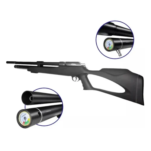 RIFLE FOX M25 PCP CAL 6,35/970FPS 70 JOULES C/CARGADOR DE 9TIROS - 1 RIFLE FOX M25 PCP CAL 6,35/970FPS 70 JOULES C/CARGADOR DE 9TIROS