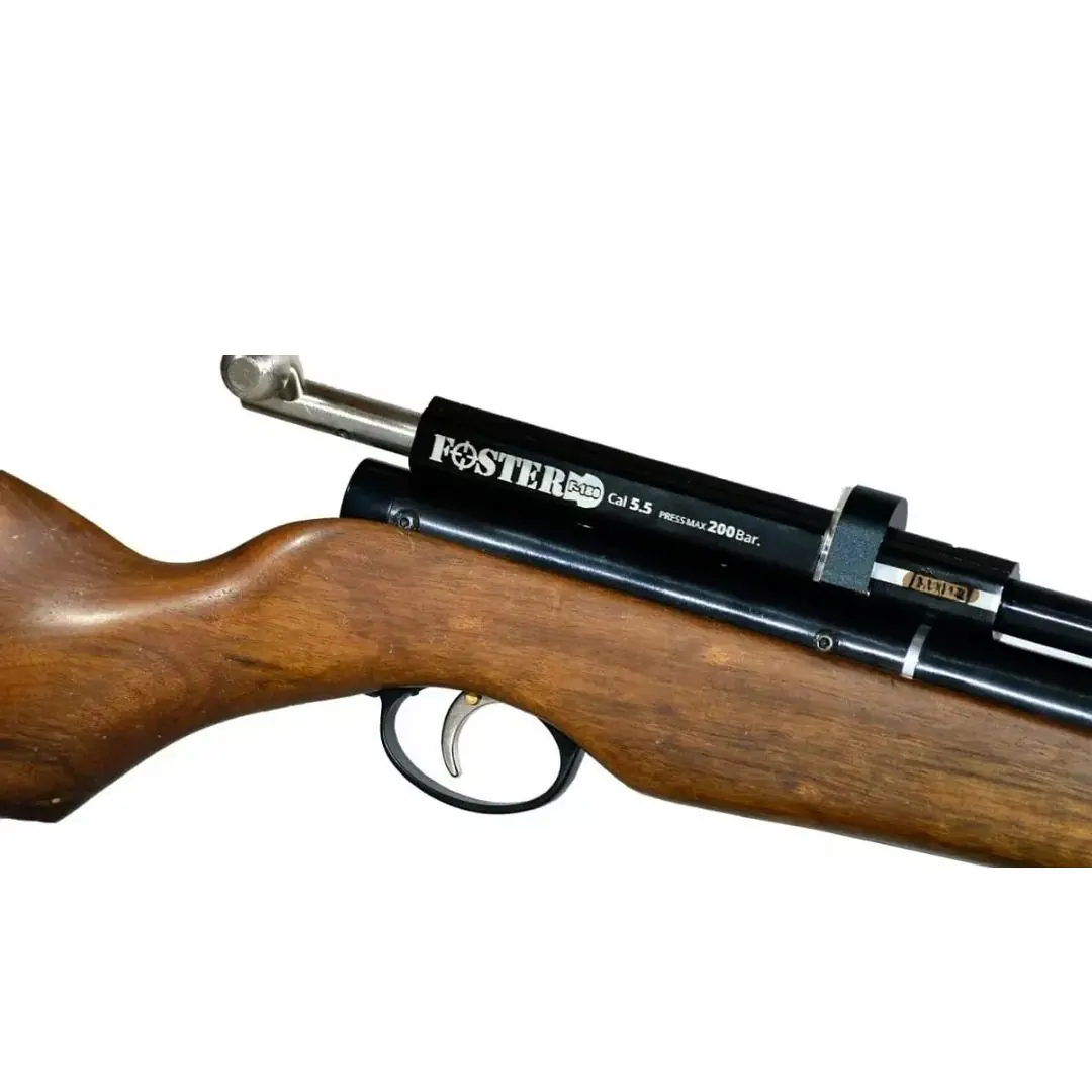 RIFLE FOSTER F-180 PCP CAL 6,35/200 BAR/950 FPS C/CULATA DE MADERA - 1 RIFLE FOSTER F-180 PCP CAL 6,35/200 BAR/950 FPS C/CULATA DE MADERA