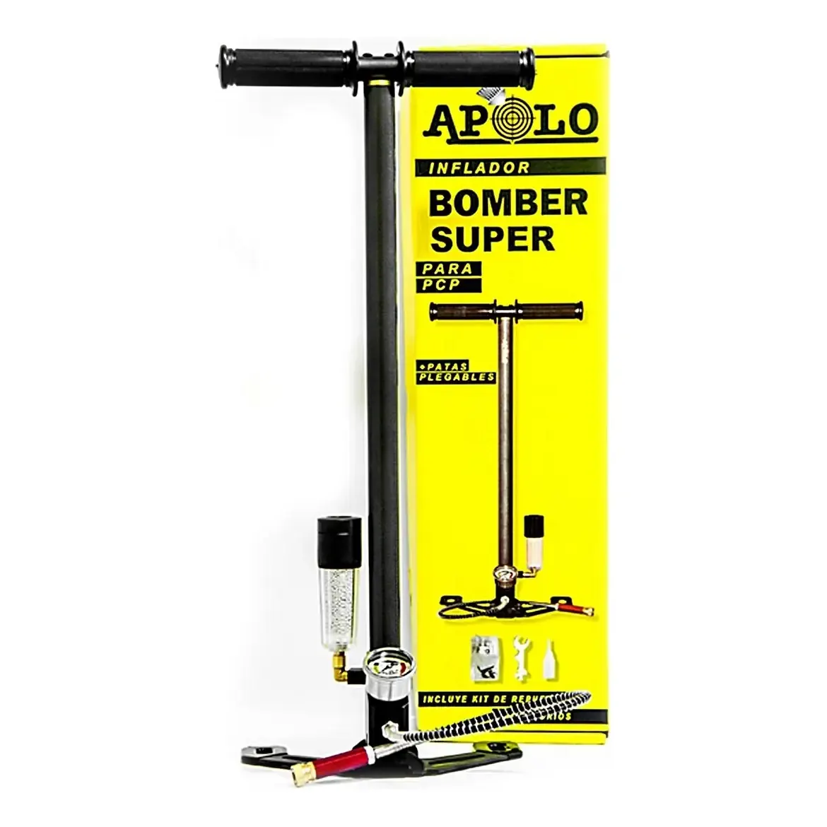 Inflador Apolo Bomber One 6000 PSI Rifles PCP Inflador Apolo Bomber One 6000 PSI Rifles PCP
