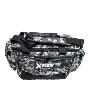 Bolso de Pesca X Fish Base Rigida Gris Camo 50X30X25 Cm