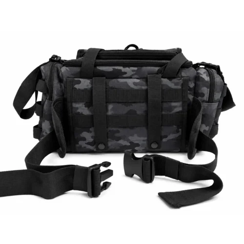 BOLSO DE PESCA MAX E-XTREME 30X26X15 CM GRIS CAMUFLADO (BOL-40P)