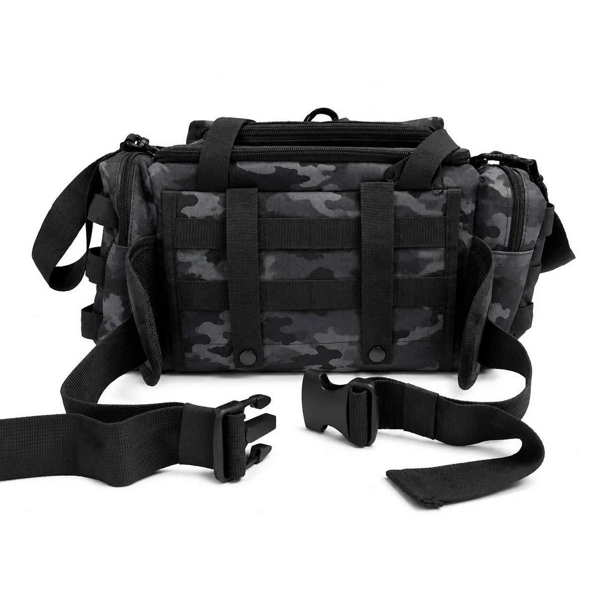 BOLSO DE PESCA MAX E-XTREME 30X26X15 CM GRIS CAMUFLADO (BOL-40P)