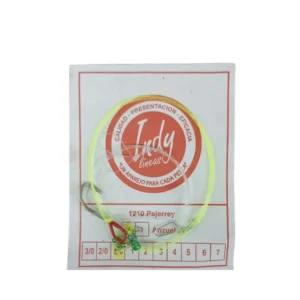 Linea Inka Fondo Indy para Pejerrey Eco -2 Anzuelos/Esmerillon/Mosq/Nudo Fijo