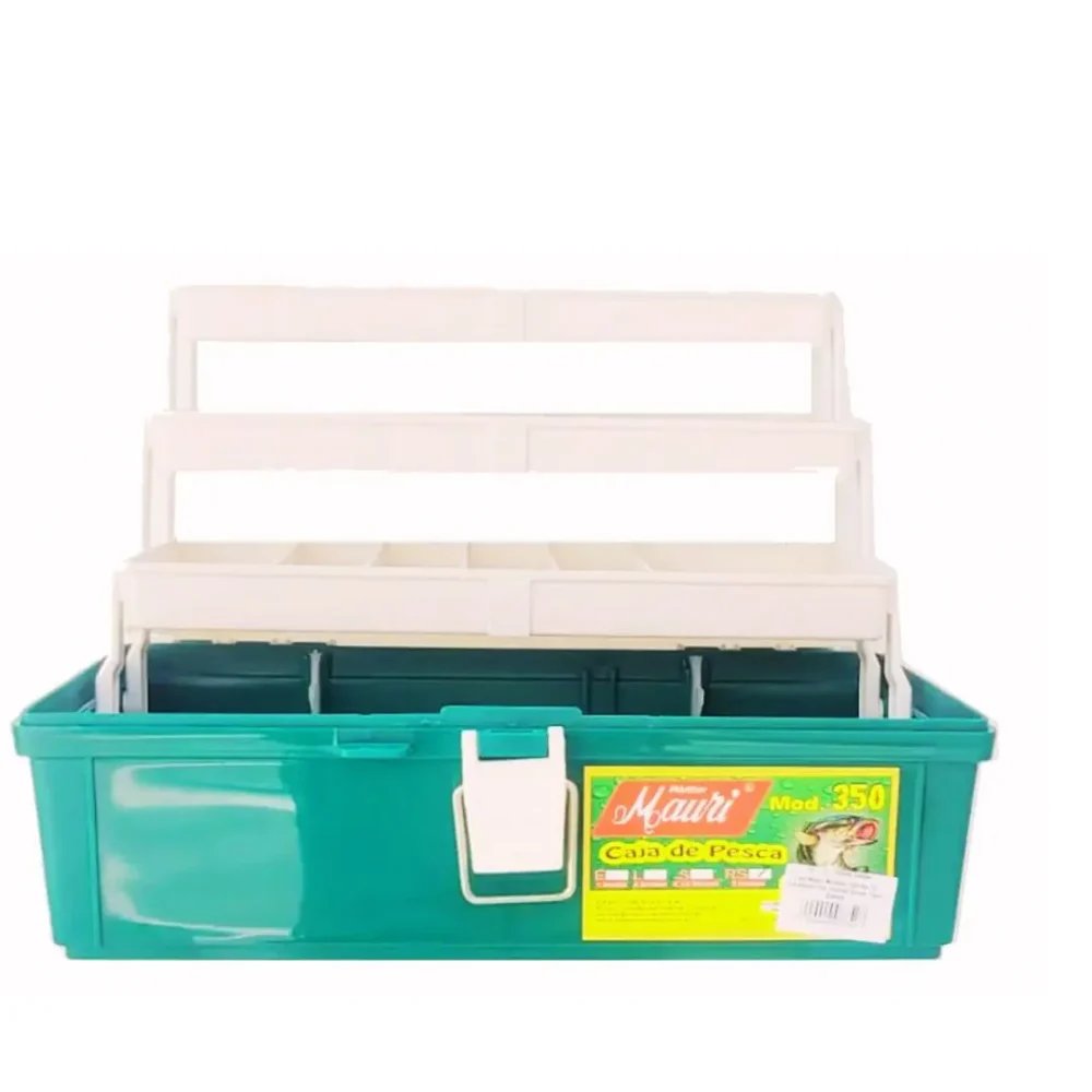 CAJA MAURI PARA PESCA MOD.350 RS TRES BANDEJAS 34,5X19X17,5CM (CAJA350RS) - 1 CAJA MAURI PARA PESCA MOD.350 RS TRES BANDEJAS 34,5X19X17,5CM (CAJA350RS)