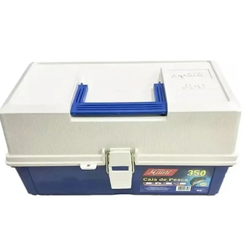 CAJA MAURI PARA PESCA MOD.350 L DOS BANDEJAS 34,5X19X17,5CM (CAJA350L)