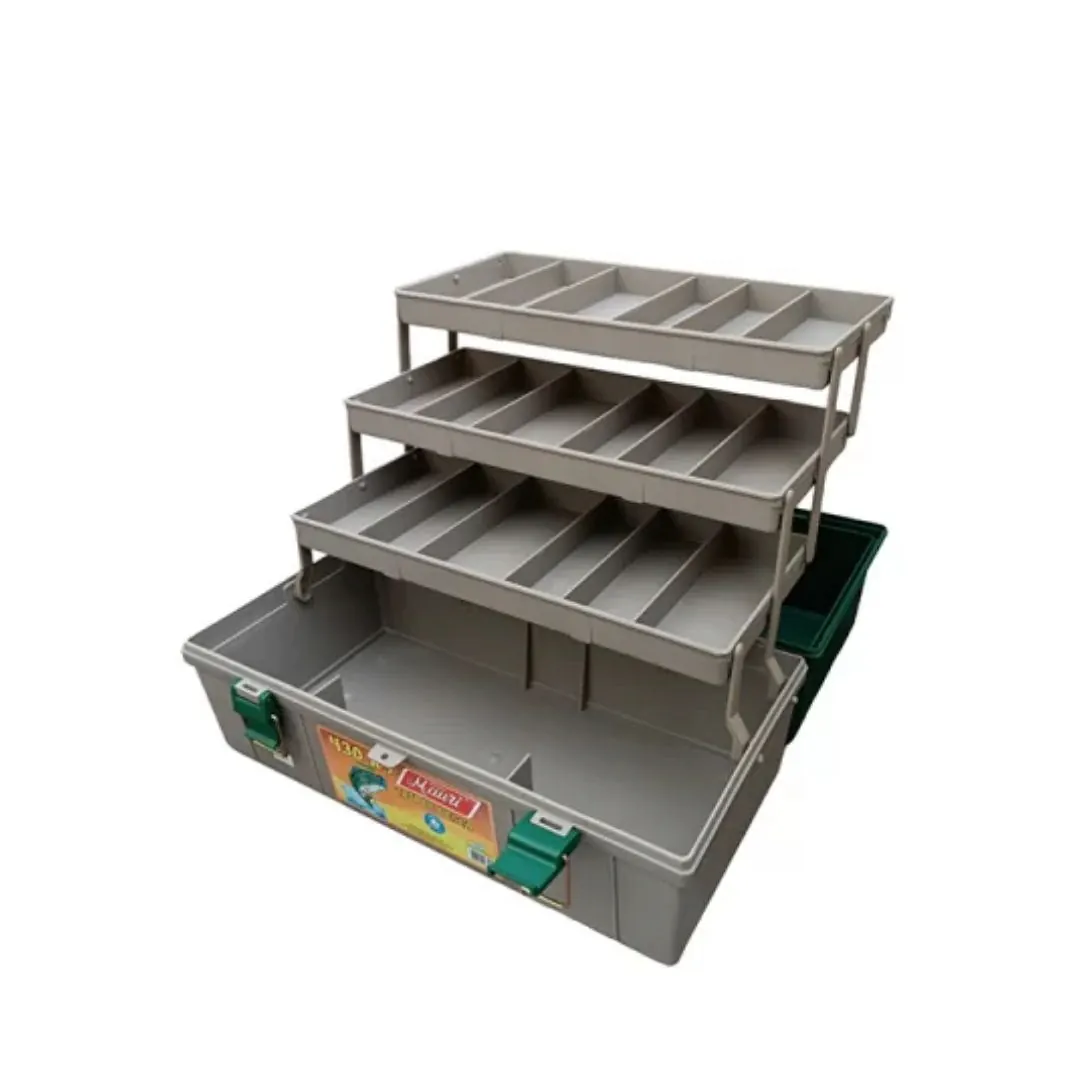 CAJA MAURI PARA PESCA MOD.430 RS TRES BANDEJAS 43X22X21CM (CAJA430RS)