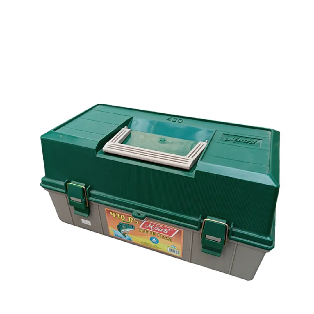 CAJA MAURI PARA PESCA MOD.430 RS TRES BANDEJAS 43X22X21CM (CAJA430RS) Caja para Pesca Mod.430 Rs Tres Bandejas 43X22X21 Cm Mauri