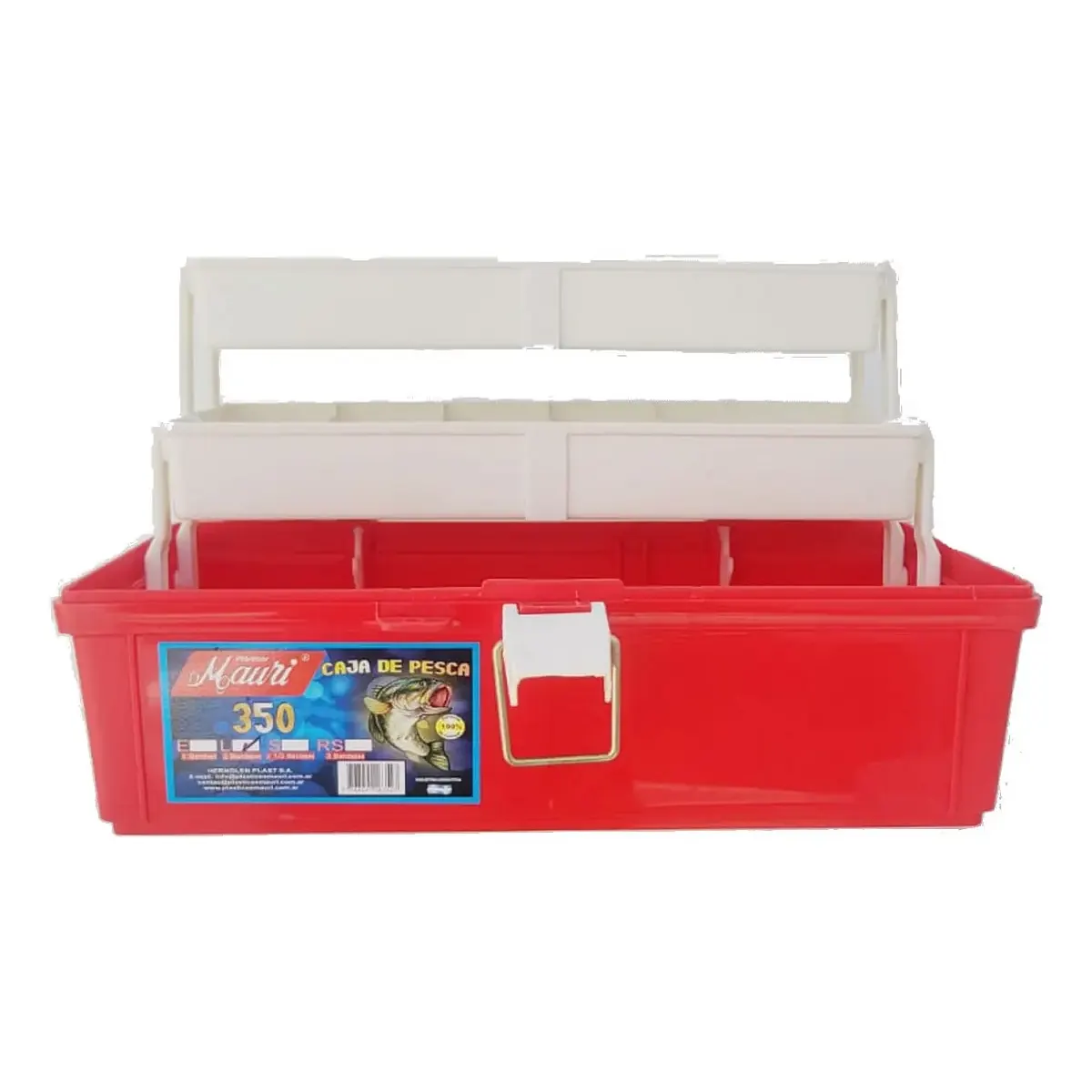 CAJA MAURI PARA PESCA MOD.350 E ECO C/ BANDEJA 35X20X13CM (350EECO) - 1 CAJA MAURI PARA PESCA MOD.350 E ECO C/ BANDEJA 35X20X13CM (350EECO)