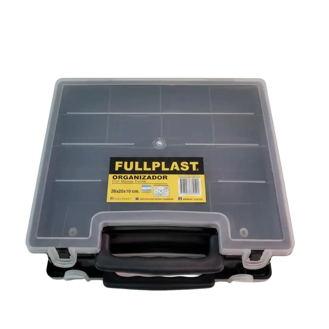 Caja Fullplast Gavetero Organizador Simple Con Manija 27X22X5.5 Cm