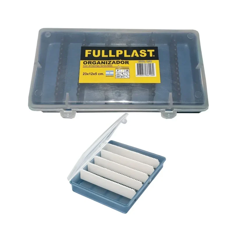 CAJA FULLPLAST GAVETERO C/ DIVISIONES REMOVIBLES 23X15X5 (COD.158) (GAVETERO) Caja Fullplast Gavetero 23X15X5 Cm Divisiones Removibles