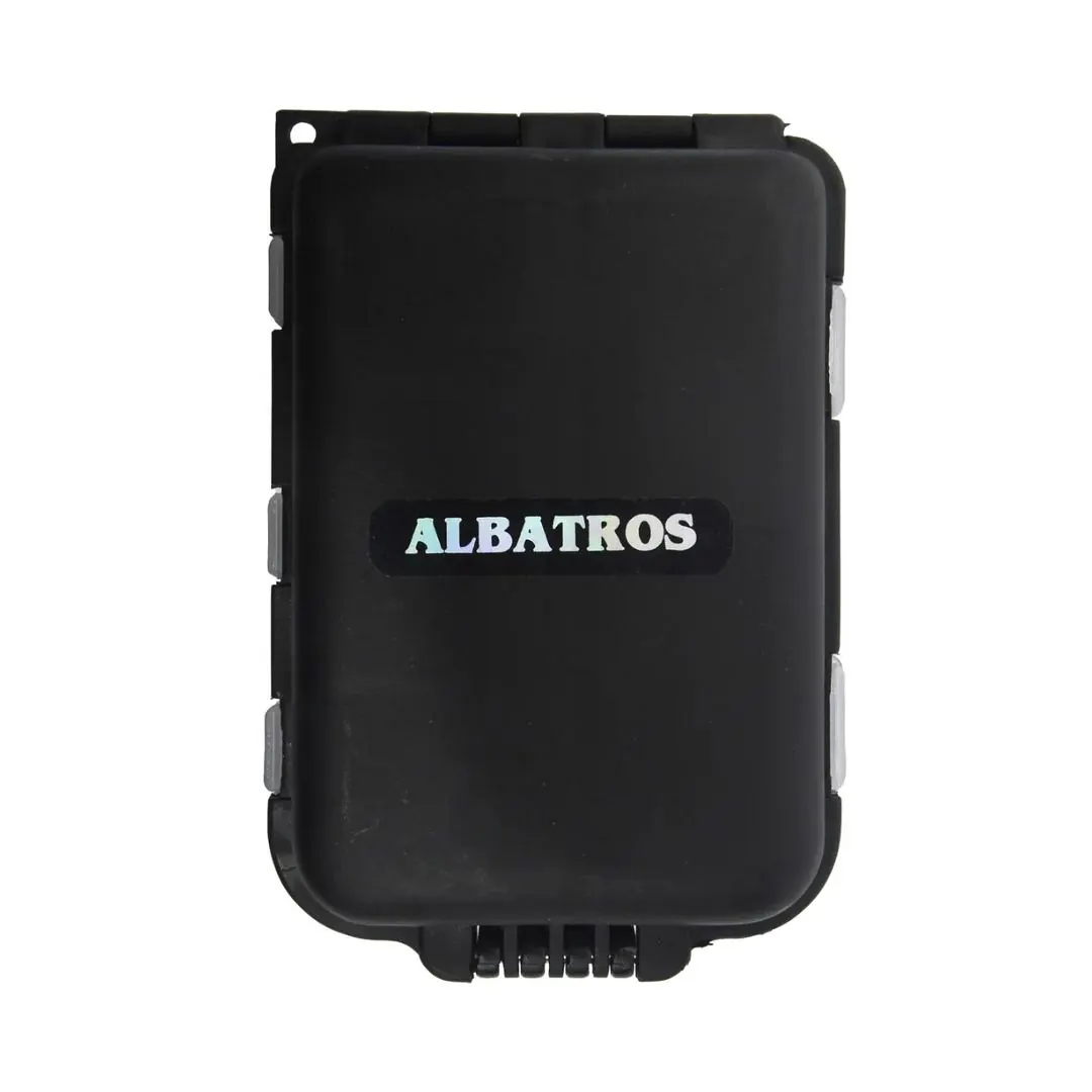 CAJA ALBATROS RECTANGULAR NEGRO HS-003 10X6,5X3CM A08447