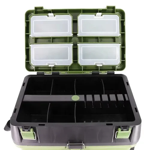 BALDE CAJA ASIENTO MORGUL P/PESCA M.CDP-19-03 C/CORREA 34X21X38CM