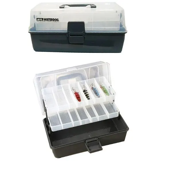 Caja para Pesca Btr 18702 Dos Bandejas 18,7X29,4X15 Cm Waterdog