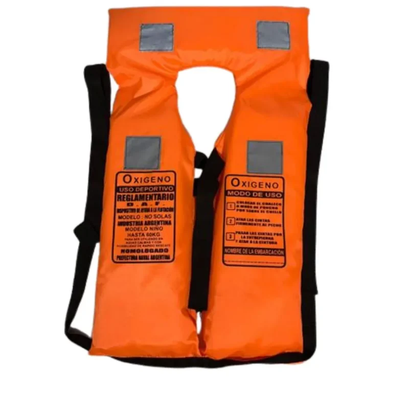 Poncho Salvavidas Oxigeno para Niño Hasta 60kg Red fish