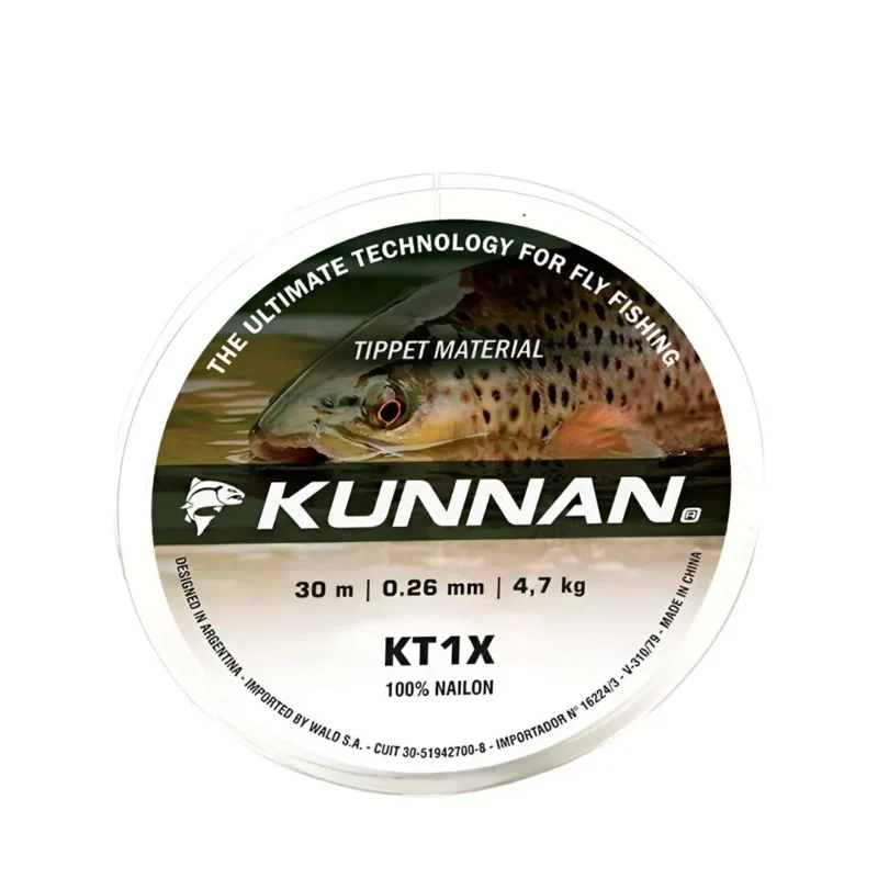 Tippet 1X 30mts 12Lb Kunnan