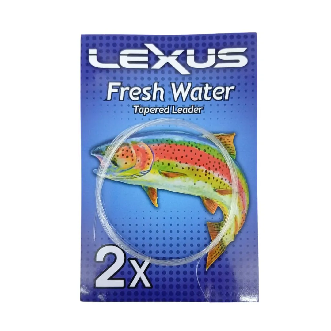 Leaders Lexus 2X 9Pies 2,70mts- 0.23mm a 0.58mm- Resis.3,5kg