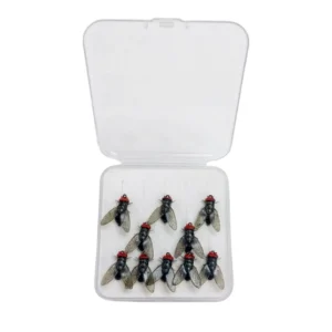 Mosca Seca Adams Fly Moscardon Negro Grande Terrestre X Unidad