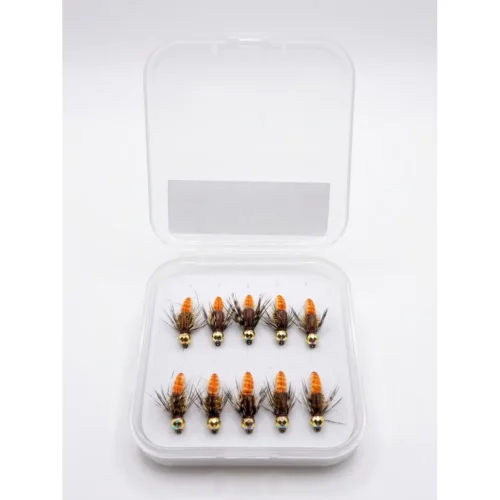 MOSCA HUMEDA ADAM FLY NINFA SCUD P/CAMARON X UNIDAD Mosca Humeda Adams Fly Ninfa Scud para Camaron X Unidad