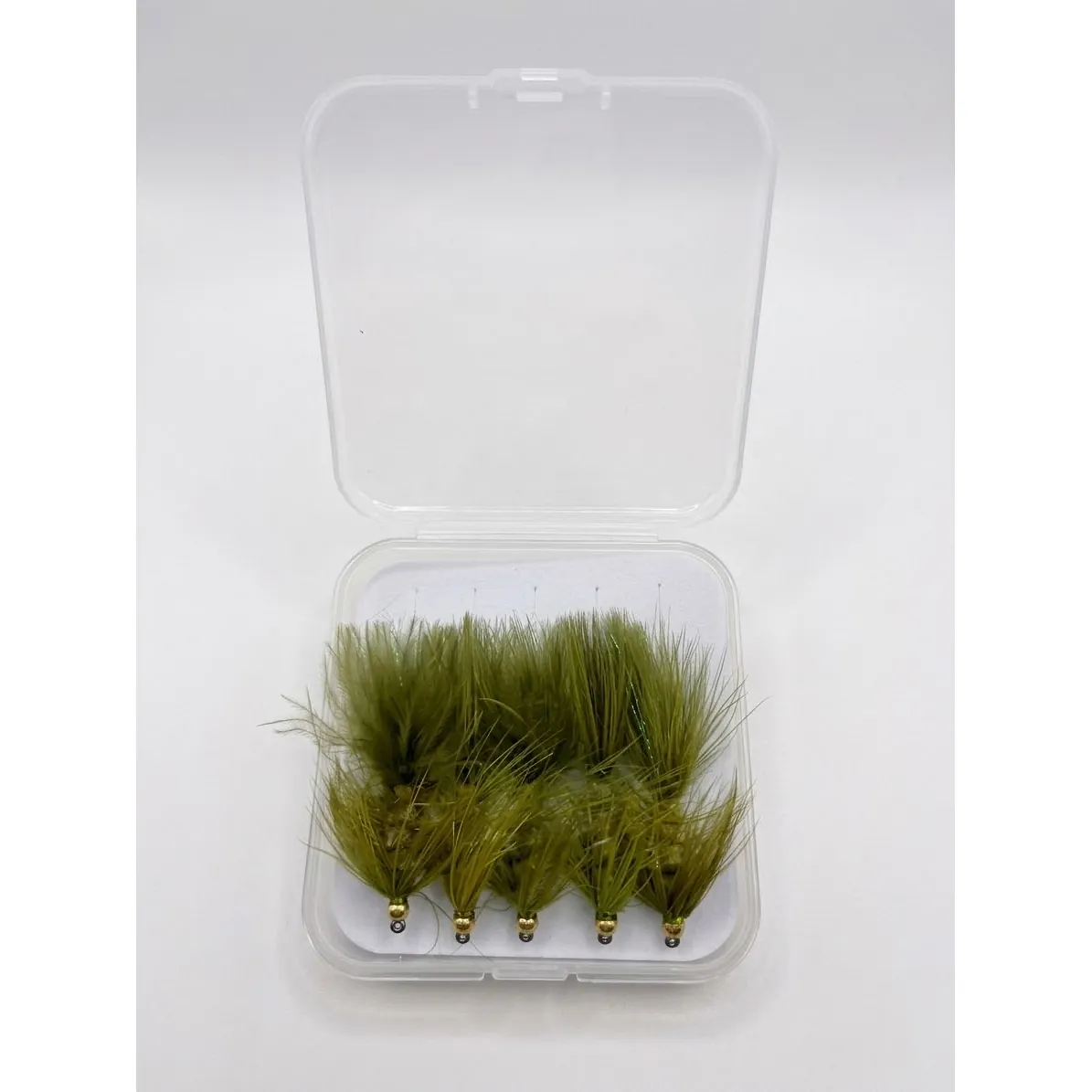Mosca Adams Fly Streamer Lastrado Woolly Bugger Verde X Unidad