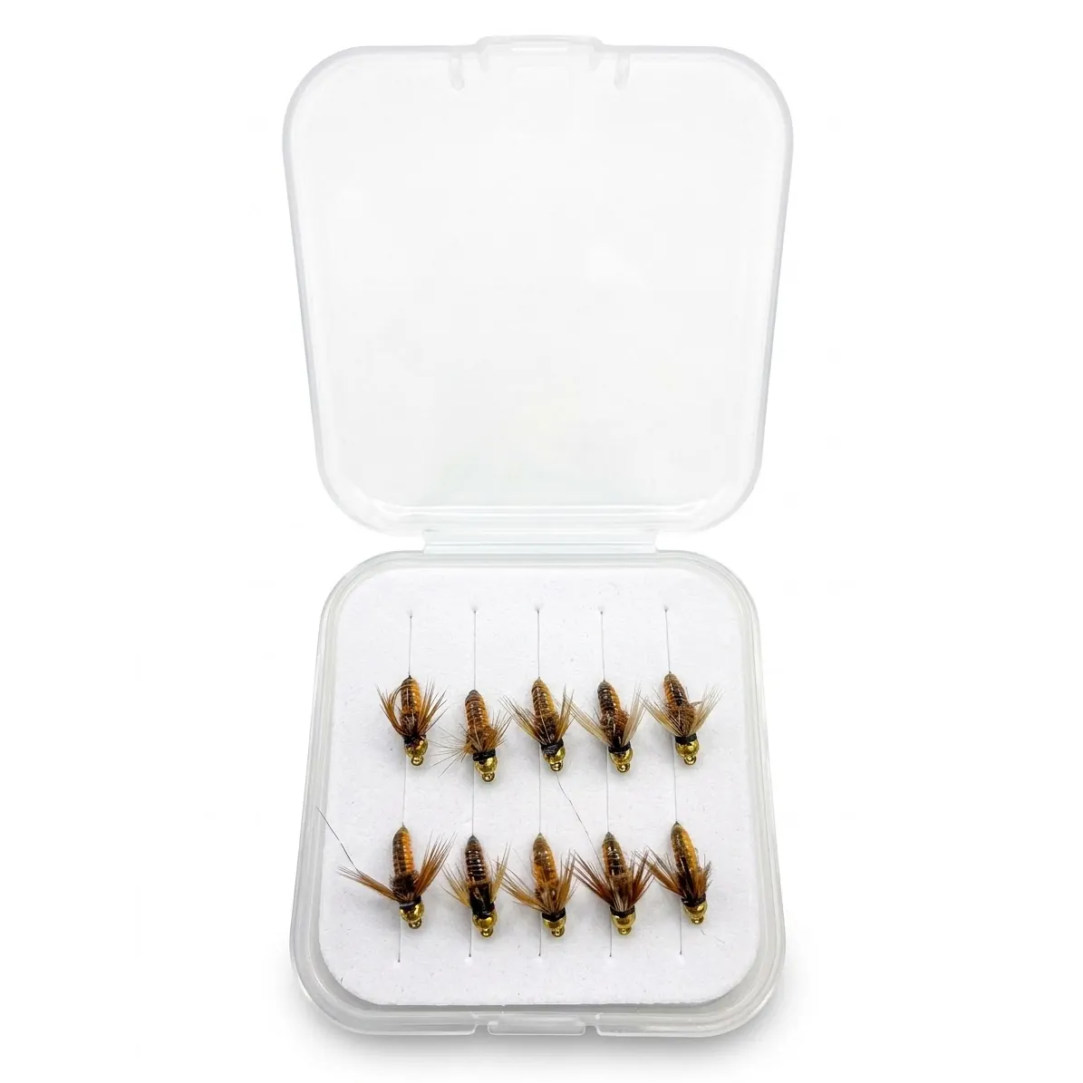 MOSCA ADAM FLY PULGA DE RIO NARANJA X UNIDAD Mosca Adams Fly Pulga de Rio Naranja X Unidad