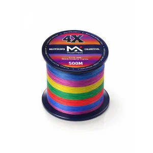 Multifilamento E Xtreme 4X 0,12 Mm/9,6 Kg Bobina X500Mts Multicolor 4Hebras Max e-xtreme