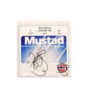 Anzuelo Kitsune 10603 N*2 bolsa x 10 unidades 10603-002 Mustad