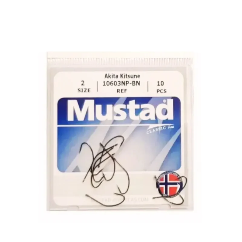 Anzuelo Kitsune 10603 N*2 bolsa x 10 unidades 10603-002 Mustad