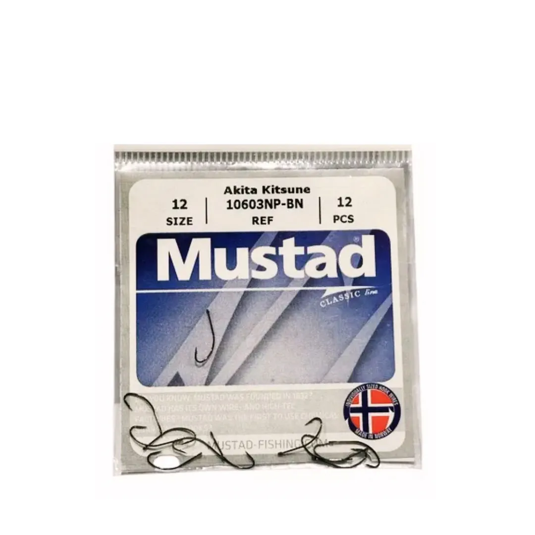 Anzuelo Kitsune 10603 N*12 bolsa x 12 unidades 10603-012 Mustad