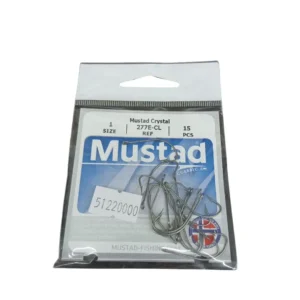 Anzuelo Mustad 1687/277E-Cl N*1 Bolsa X 15 Unidades 16870-001