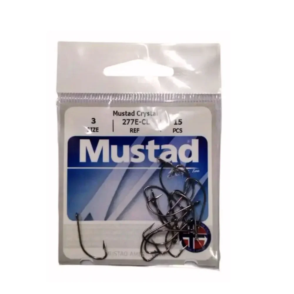 ANZUELO MUSTAD 1687/277E-CL N*3 BOLSA 15UN 16870-003 Anzuelo 1687/277E-Cl N*3 Bolsa X 15 Unidades 16870-003 Mustad