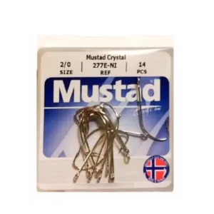 Anzuelo Mustad 277 F/277E-Ni N* 2/0 Bolsa X 14 Unidades 2780-210