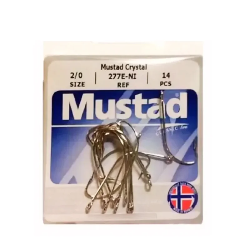 Anzuelo 277 F/277E-Ni N* 2/0 Bolsa X 14 Unidades 2780-210 Mustad