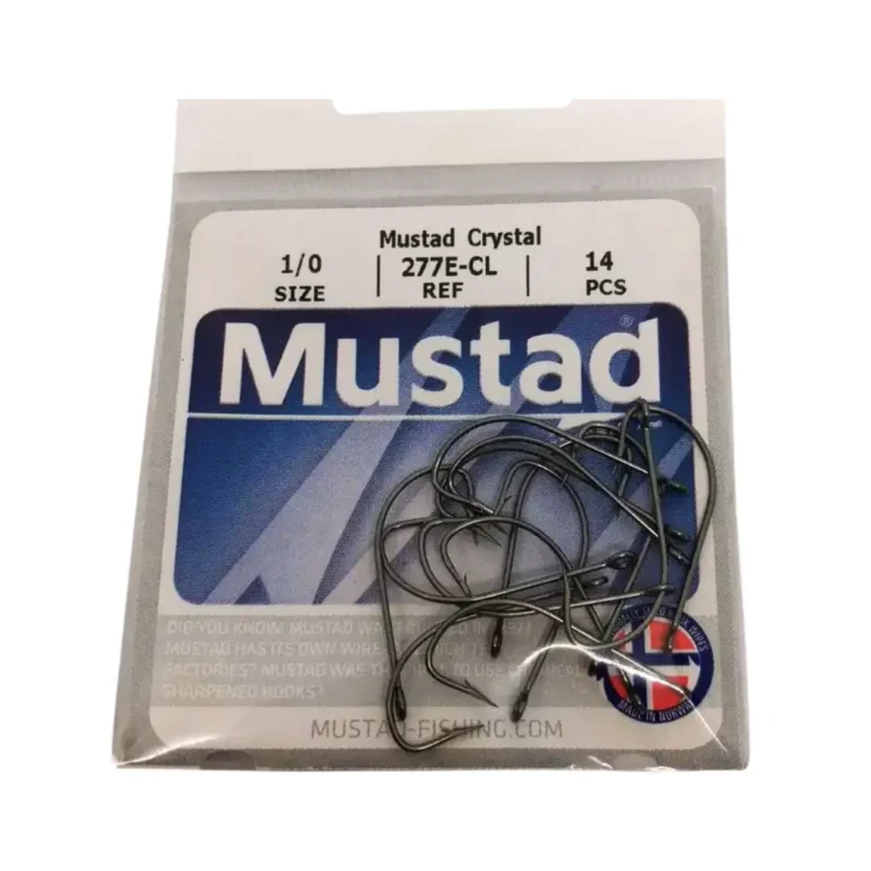 Anzuelo 277 F/277E-Ni N* 1/0 Bolsa X 14 Unidades 2780-110 Mustad