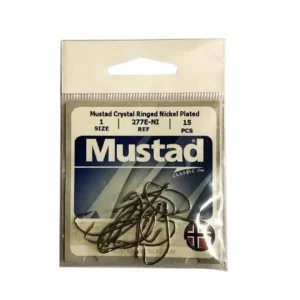 Anzuelo Mustad 277 F/277E-Ni N*1 Bolsa X 15 Unidades 2780-001
