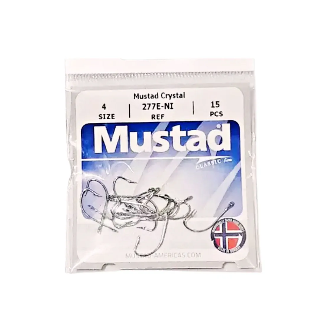 ANZUELO MUSTAD 277 F/277E-NI N*4 BOLSA 15UN 2780-004 Anzuelo 277 F/277E-Ni N*4 Bolsa X 15 Unidades 2780-004 Mustad