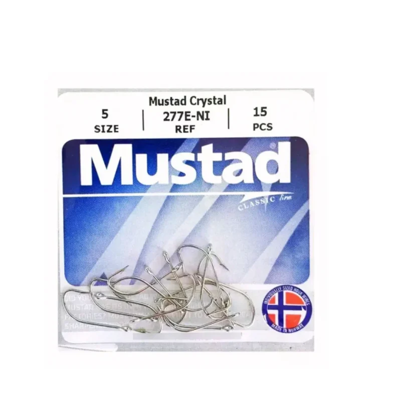 Anzuelo 277 F/277E-Ni N*5 Bolsa X 15 Unidades 2780-005 Mustad