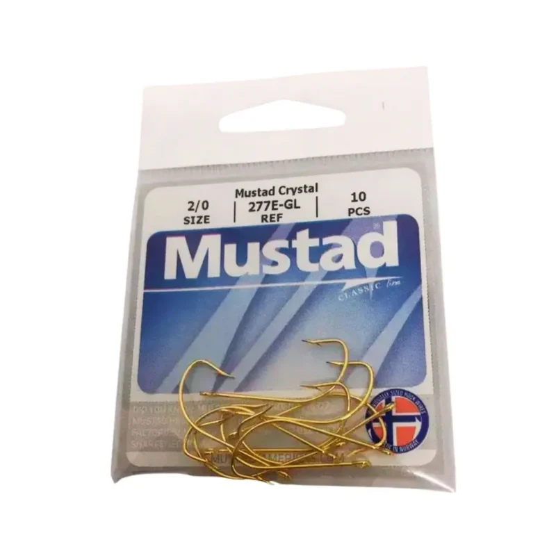 ANZUELO MUSTAD 277E-GL N* 2/0 X10UNID 2770-210 Anzuelo 277E-Gl N* 2/0 X 10 Unidades 2770-210 Mustad