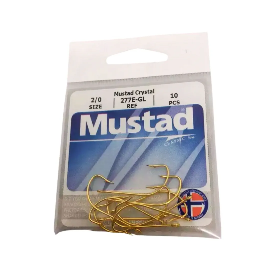 ANZUELO MUSTAD 277E-GL N* 2/0 X10UNID 2770-210 Anzuelo 277E-Gl N* 2/0 X 10 Unidades 2770-210 Mustad